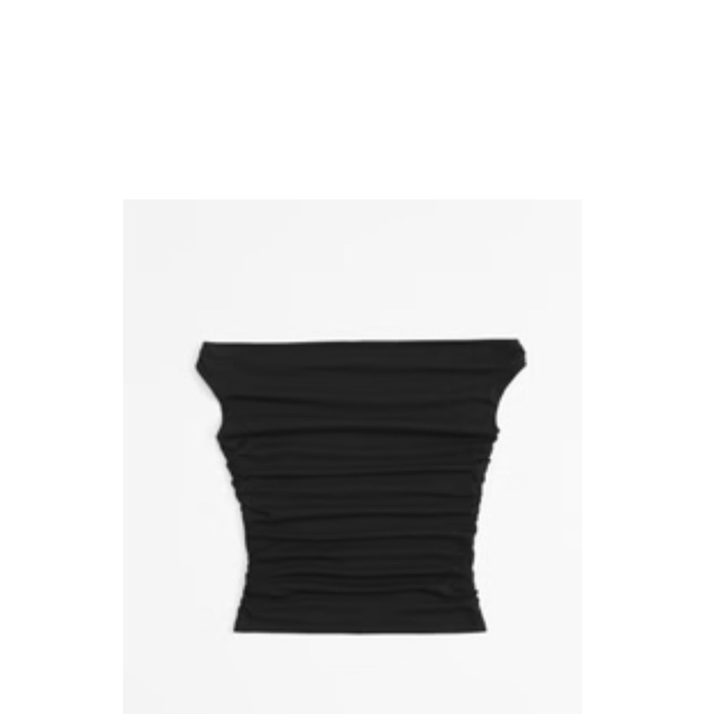 Abercrombie & Fitch Black Drape Blouse